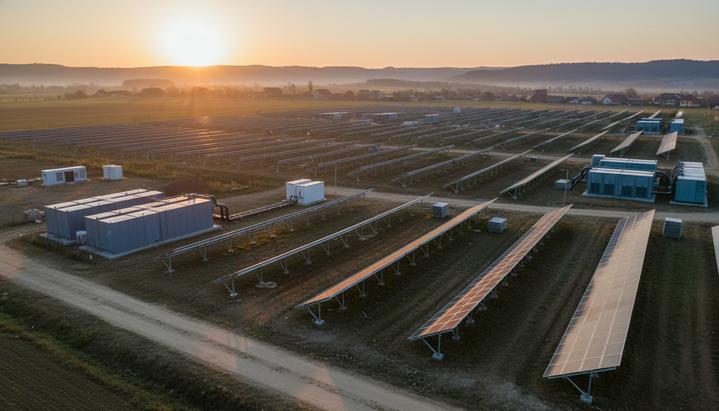 В Румынии началось строительство одной из крупнейших гибридных СЭС Европы
