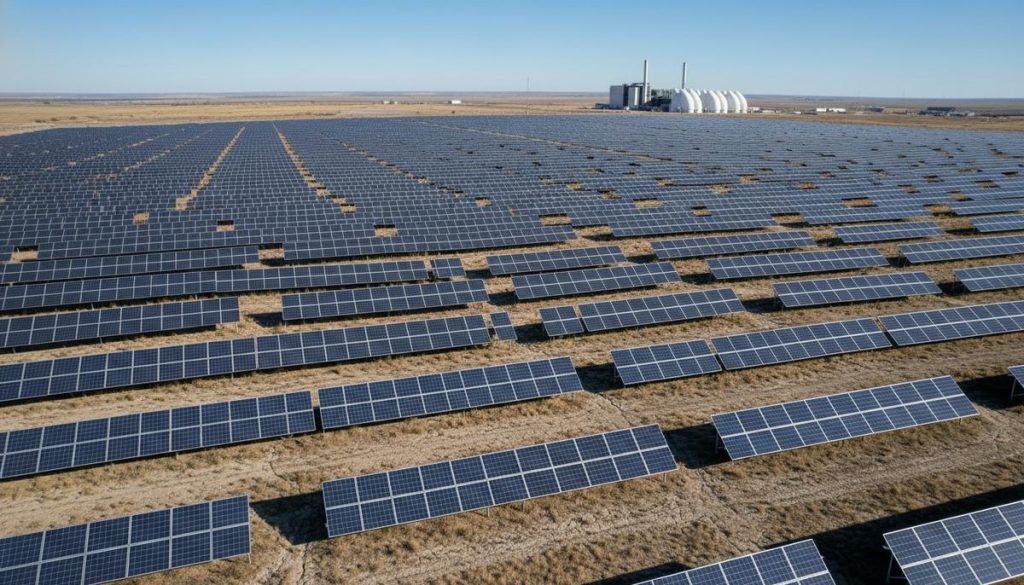 В Техасе запустили СЭС для питания нефтегазовых операций и улавливания CO2