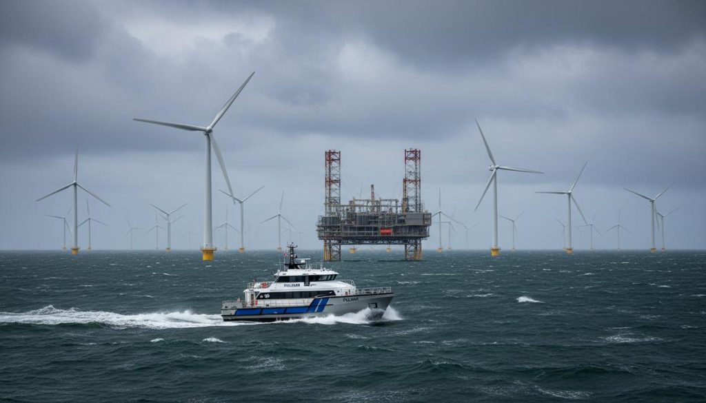 В Шотландии новое судно OEG начало работу на морской ВЭС Inch Cape