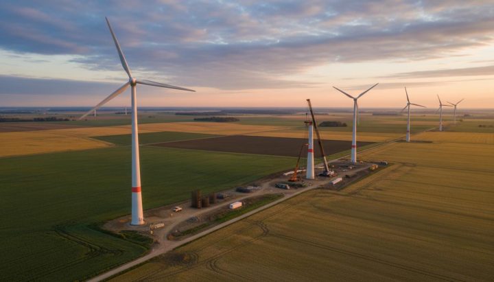 В Германии строят ветропарк Lüben для снабжения 22 000 домохозяйств