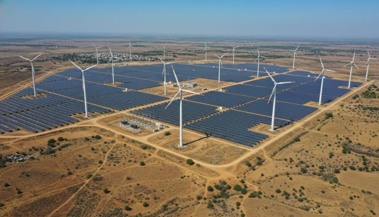 Blueleaf Energy запустила в Индии гибридную электростанцию на 300 МВт