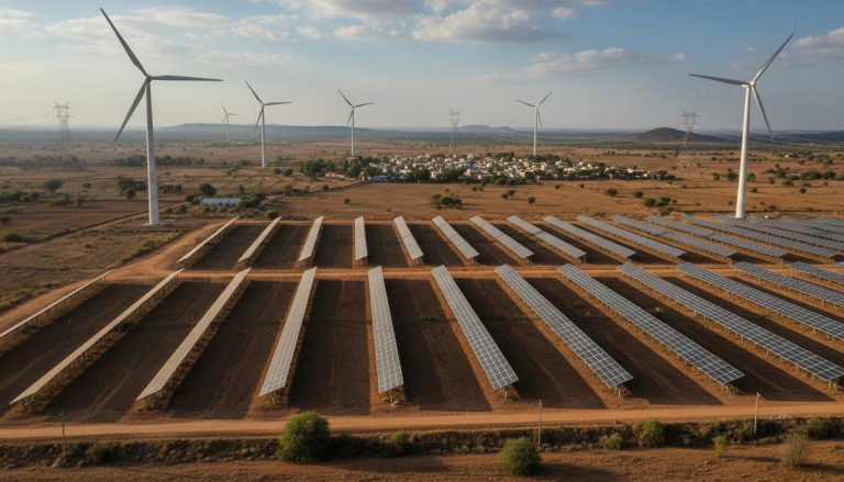 В Индии начали запуск гибридного комплекса солнечной и ветровой энергетики
