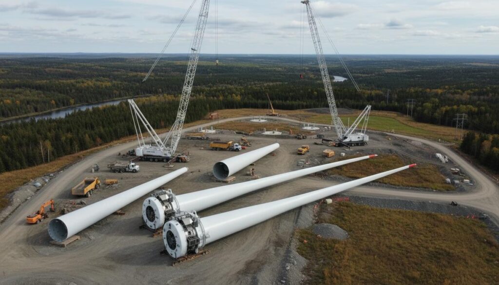 Kruger Energy начала строительство ветропарка в Квебеке мощностью 196 МВт