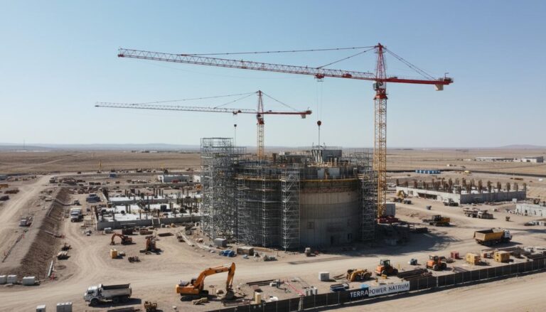 TerraPower начала строительство первого в США передового атомного реактора