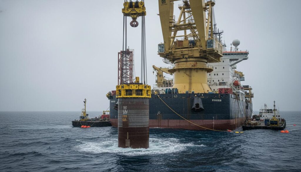 В Великобритании начали монтаж оснований морской ветроэлектростанции Hornsea 3