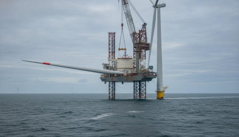 RWE начала монтаж турбин на ВЭС Nordseecluster в Северном море