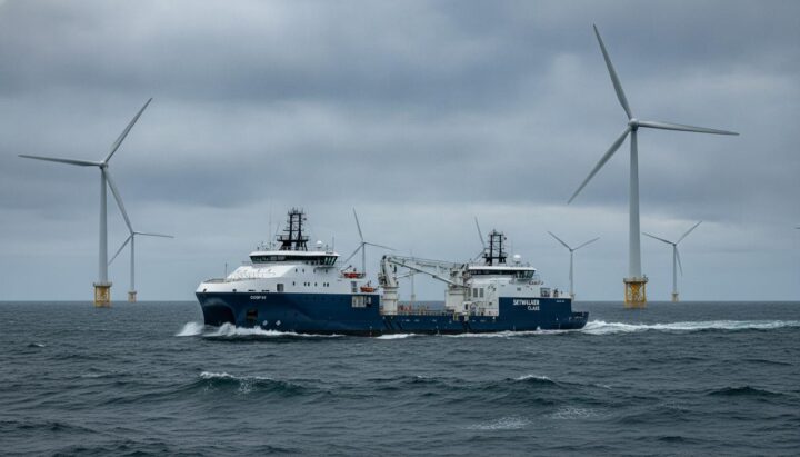 Kongsberg поставит IWS Fleet еще четыре судна для ветроэнергетики